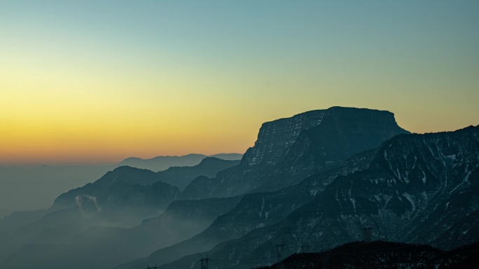 金口河大瓦山16段云海日出风光延时合集