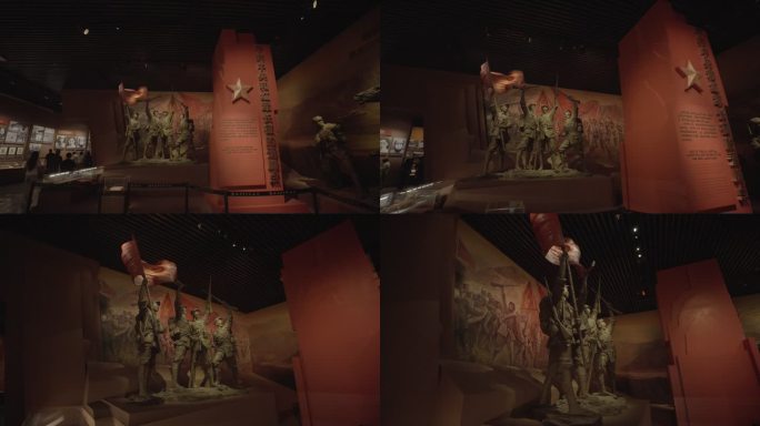 红色记忆雕塑 主题展览