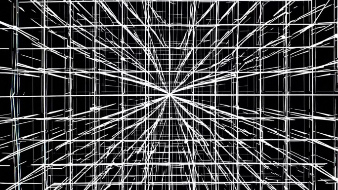 VJ动感方格舞台背景