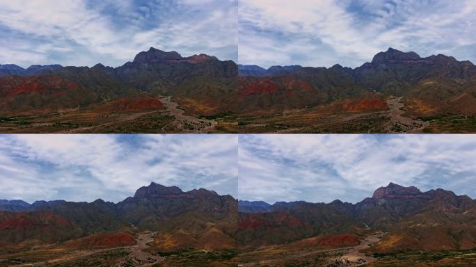 航拍宁夏贺兰山 延时