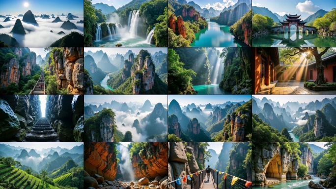 武夷山自然风景壮丽山河自然风光