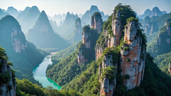 武夷山自然风景壮丽山河自然风光