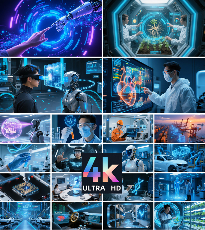 未来科技创意概念宣传片开场片头