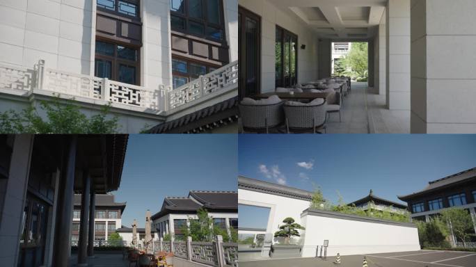 中式庭院酒店别墅住宅