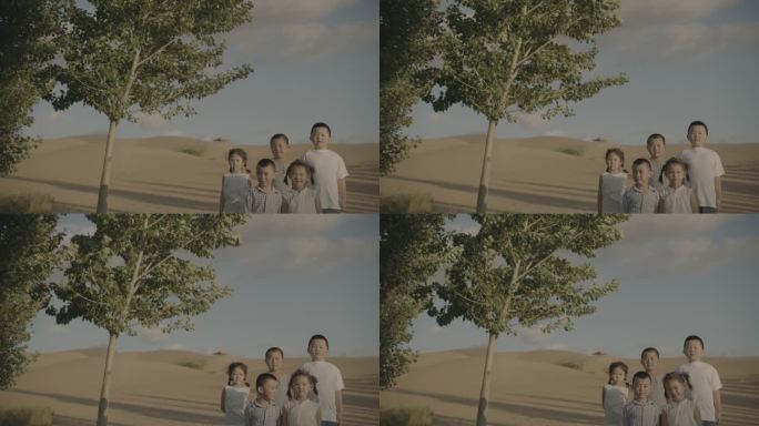 沙漠中的孩子们