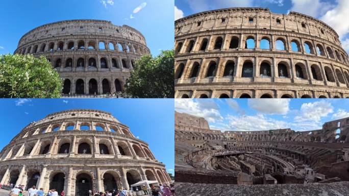 古罗马斗兽场旅游素材