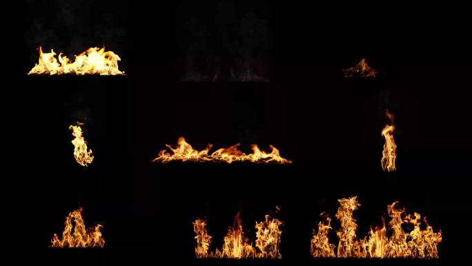 火焰 一组独家4k火焰包 影视4k