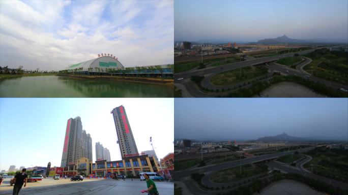 【高清】 乌海市街景和夜景延时