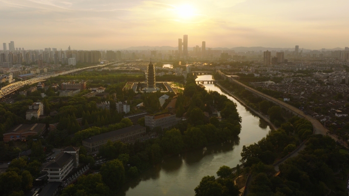 南京秦淮河大报恩寺城墙航拍合集