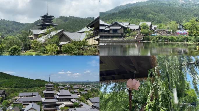 【4K精品】古风建筑与自然景观