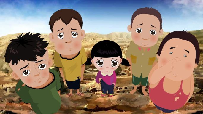 校园生活欢乐瞬间 卡通学生成长记MG动画