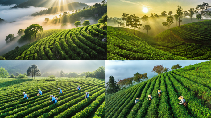茶山   茶叶