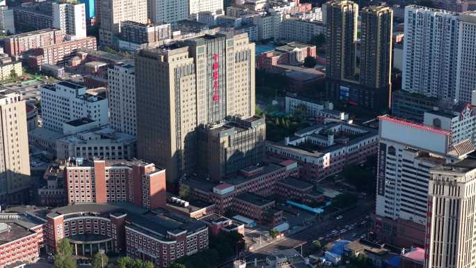 城市建筑群鸟瞰