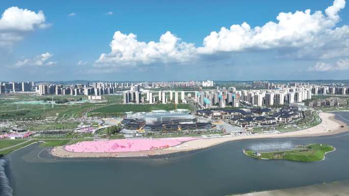 肆季南河粉色沙滩