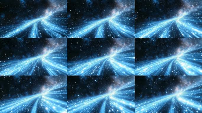 星空星河星空隧道极速前进背景视频