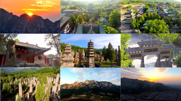 登封少林寺 嵩山 塔林