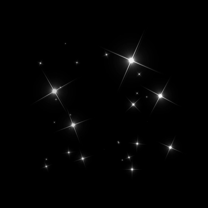 4款 星光闪闪  升级粒子特效（透明底）