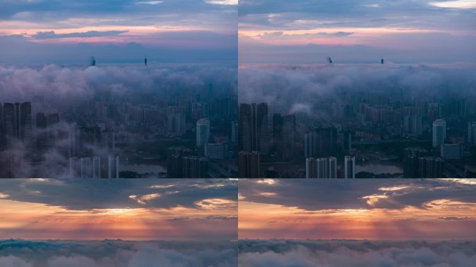 广州金沙洲立夏日出延时