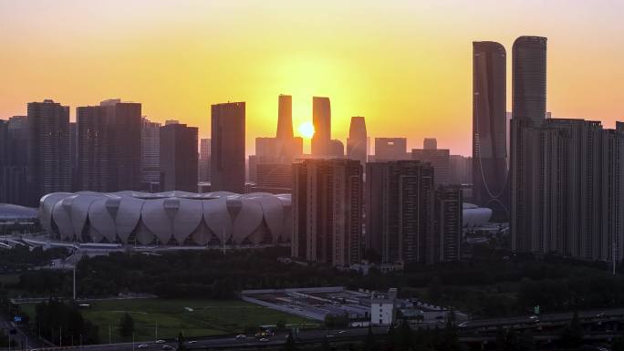 杭州宣传片地标建筑延时视频合集