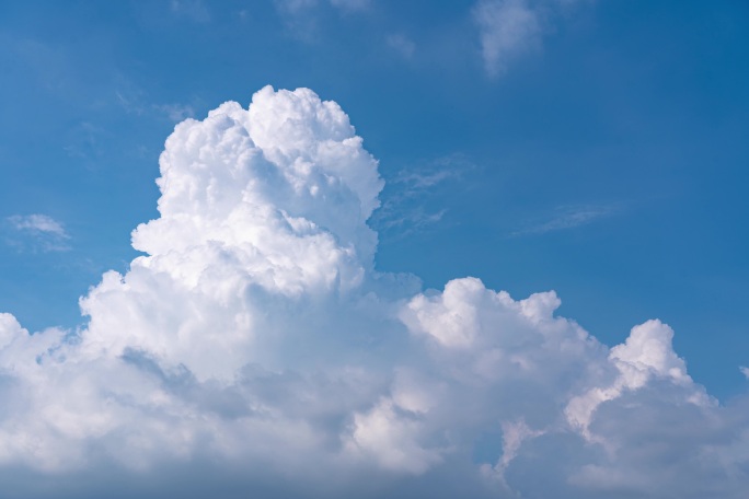 白云天空延时夏日蓝天