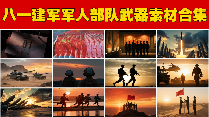 八一建军节伟大的中国军人武警战士解放军