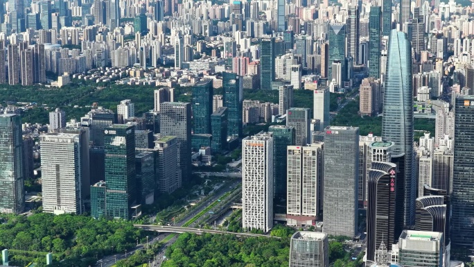 深圳现代化都市建筑群