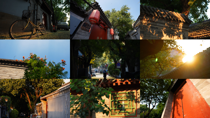 北京胡同里的夏日时光