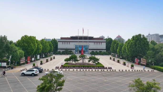 聊城孔繁森纪念馆航拍