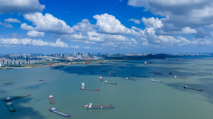 南通城市风景航拍延时空境合集