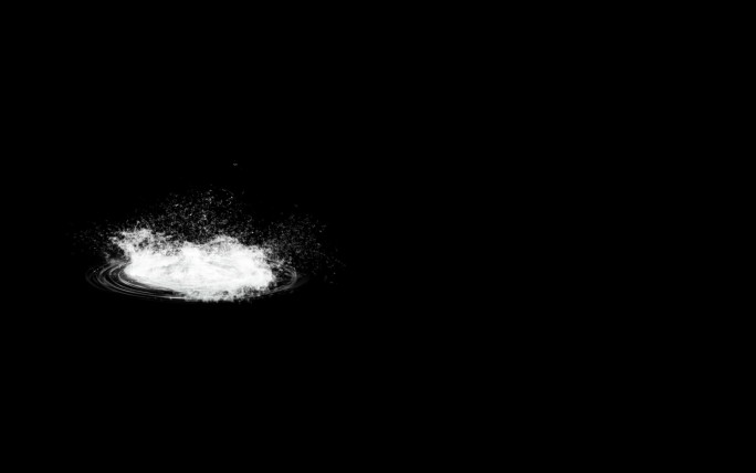 水花飞溅效果