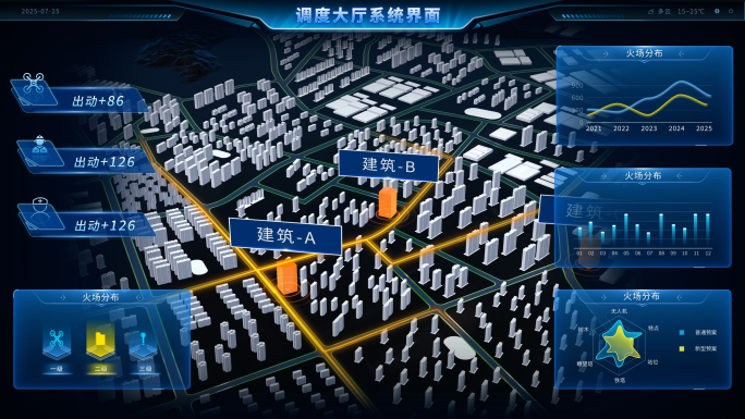 智慧城市交通监控系统