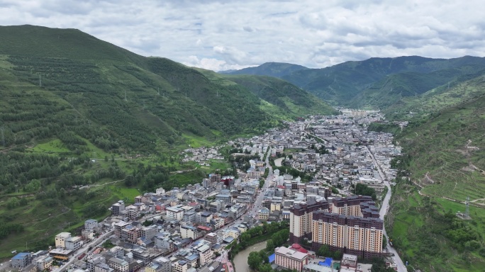 松潘县航拍4K