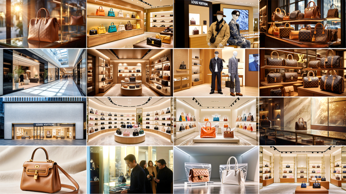 【合集】高端奢侈品名牌包品牌店上流社会