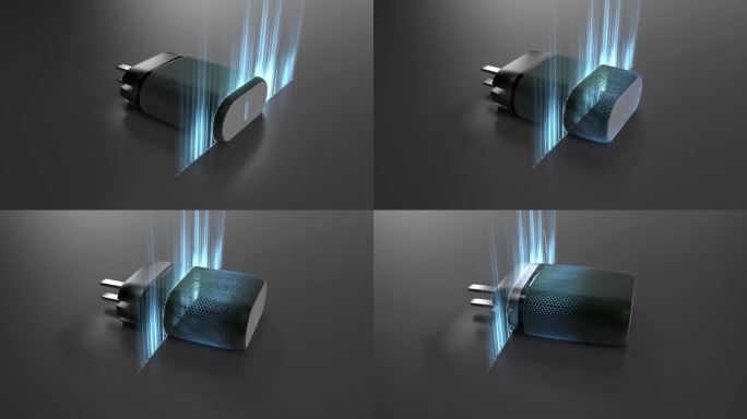 充电器科技光效展示