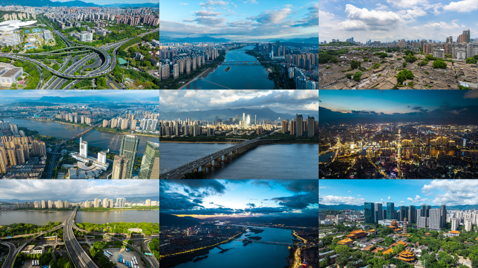 福建福州宣传片航拍延时合集