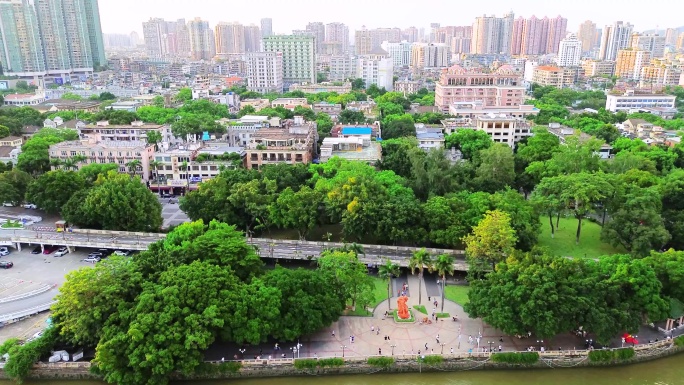 广州沙面 白天鹅宾馆 珠江边