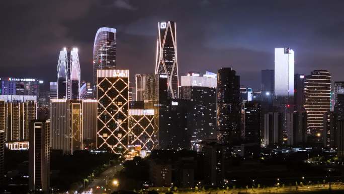 杭州萧山都市夜景