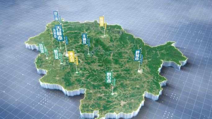 吉林地图位置信息展示吉林市地图