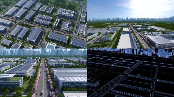 科技物流园区建筑生长