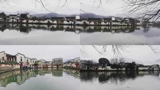 徽派建筑水乡风光