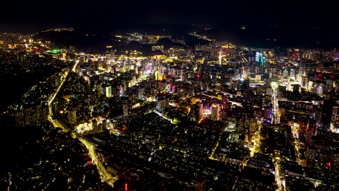 兰州市夜景延时摄影