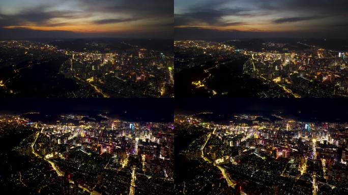 兰州市夜景延时摄影