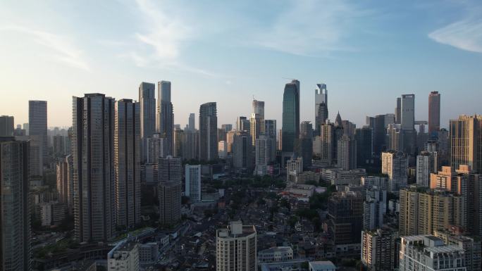 现代都市建筑群景观