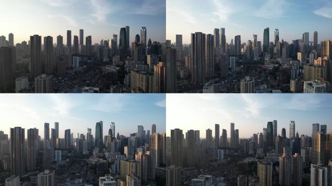 现代都市建筑群景观