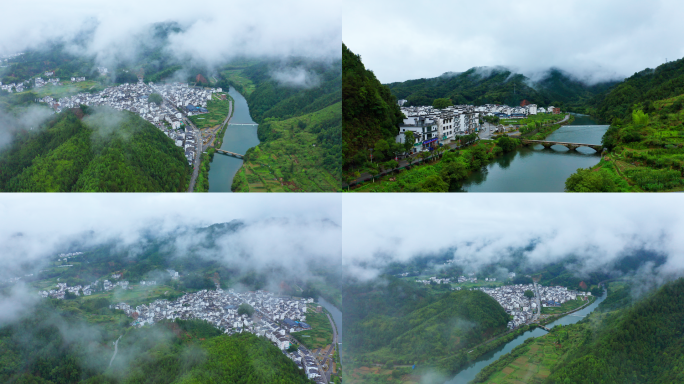 美丽乡村航拍宣传片风光