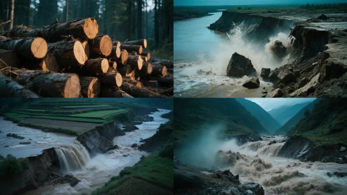 森林砍伐水土流失