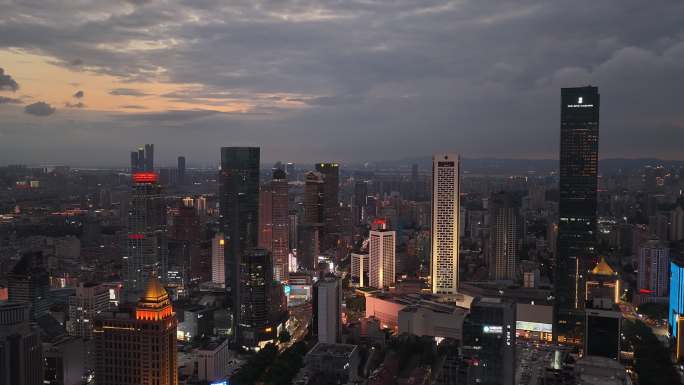 南京新街口夜景