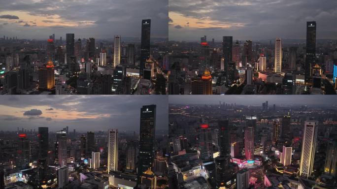 南京新街口夜景