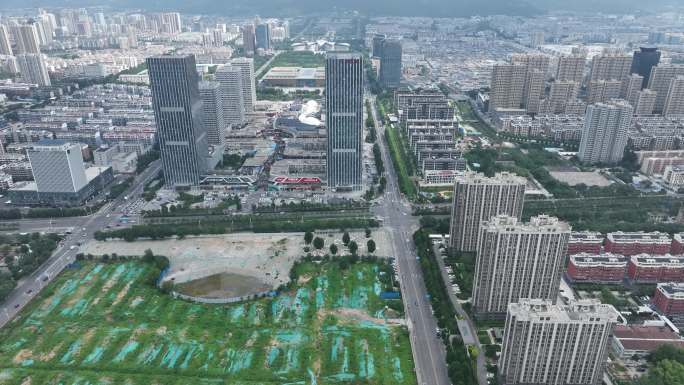 现代化城市建筑群