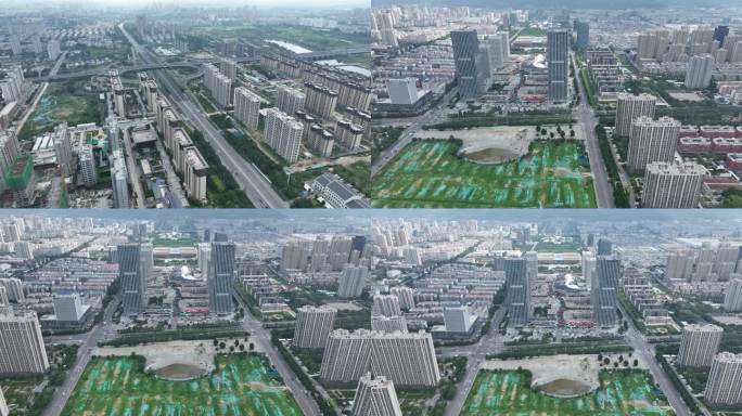 现代化城市建筑群